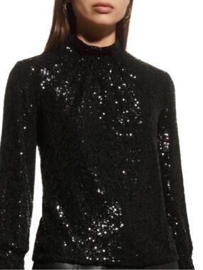 Zadig & Voltaire Black sequin Tummy Sequins in Noir size S